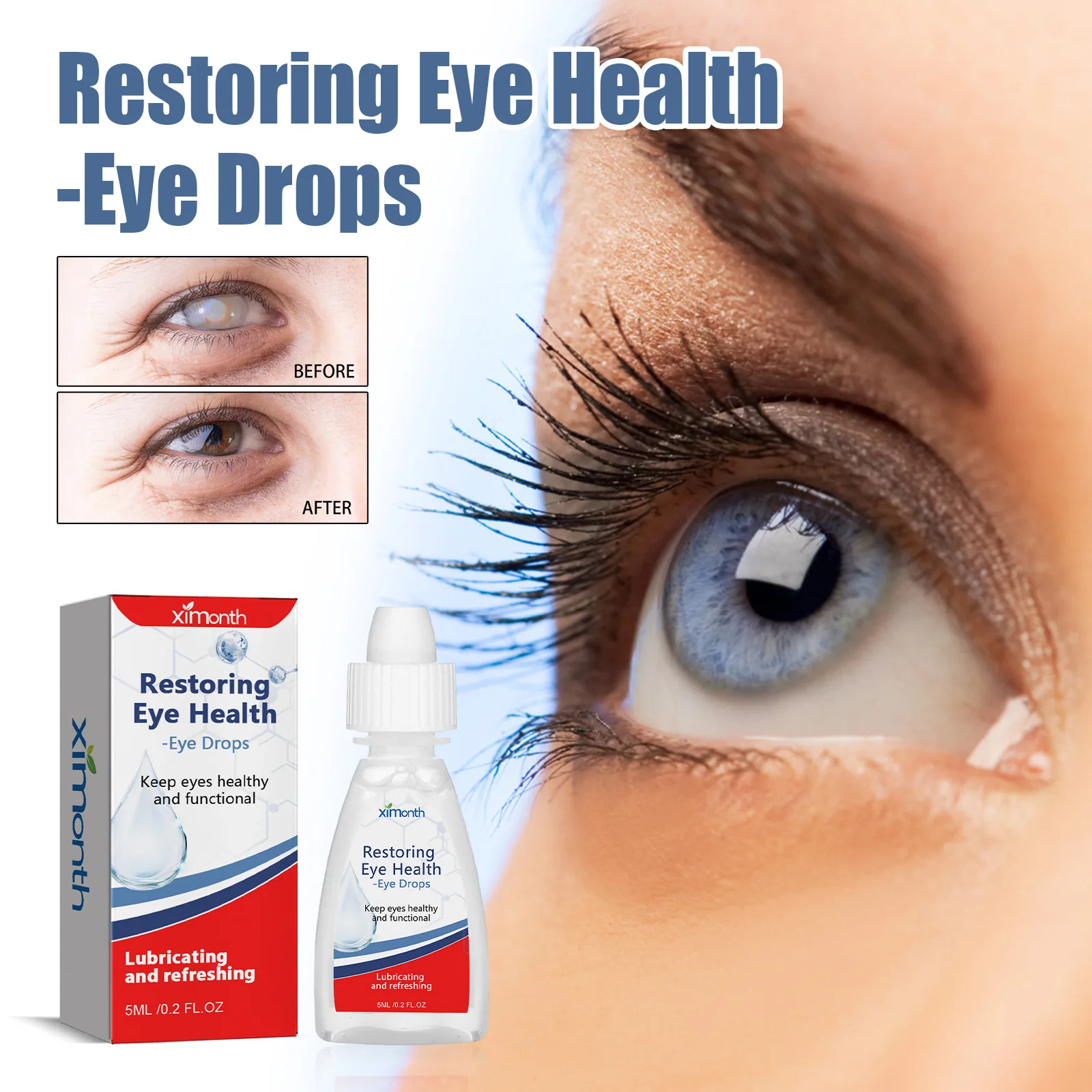 Eyesight Improvement Eye Drops Blurred Vision Restore Cataract Treatment Improve Glaucoma Relieve Eye Discomfort Eye Care Drop - 3