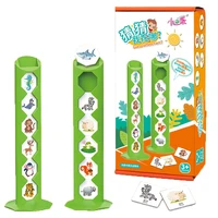 Children Board Party Game Animal Logical Reasoning Thinking Training Parent-Child Interaction Desktop Puzzle Toys For Kids Gift 1