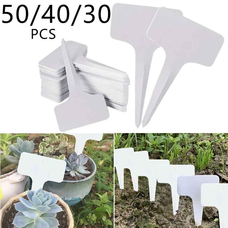 

50/40/30 шт., Т-образные маркеры для сада, 6 х10 см