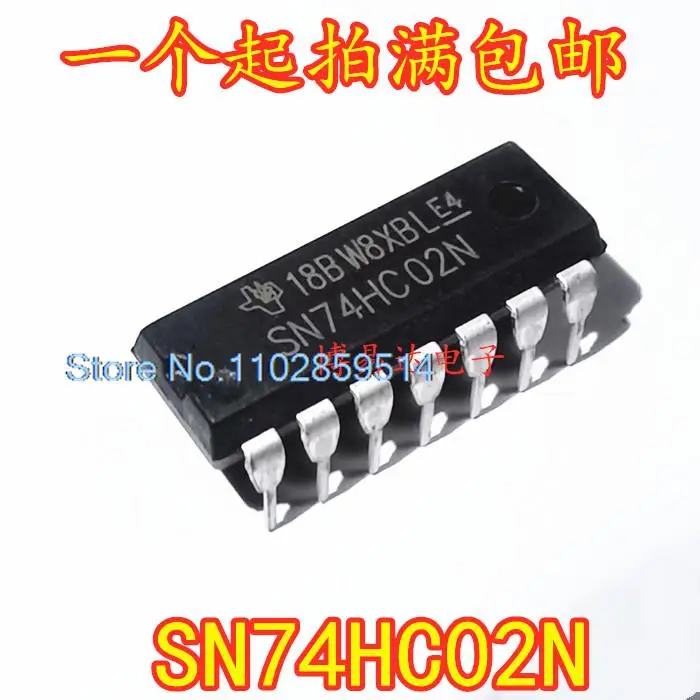 

10 шт./лот SN74HC02N 2 74HC02 DIP14 IC