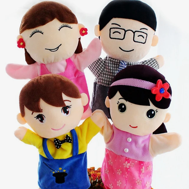 Puppets Hand Finger Familys Members Storytelling Puppet Storytime Animal Plush Zodiac Chinese Toddlers Interactive Kid 1