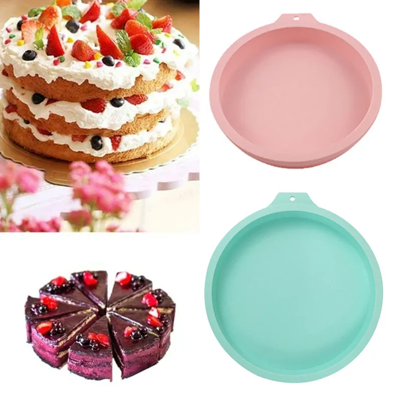 Non-Stick Round Silicone Cake Mold – Heat Resistant, Reusable Bakeware Pan for DIY Dess... - SKU CCM01851 - UGI Packaging