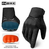 INBIKE Shockproof Motorcycle Gloves Men Breathable Motor Riding Motorcyclist's Gloves Full Finger Touch Screen Motorcross Gloves 1