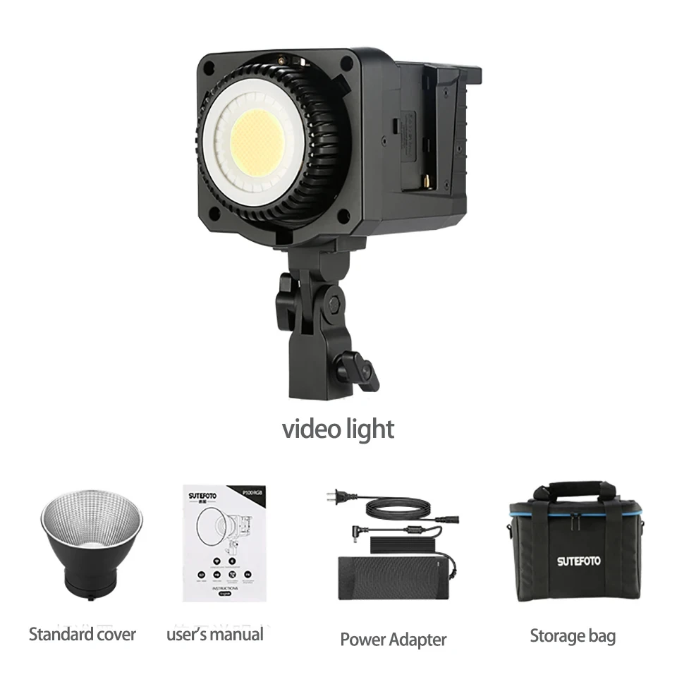 SUTEFOTO P100 RGB LED Video Light Continuous Outdoor SUTEFOTO P100 RGB LED Video Light Continuous Outdoor