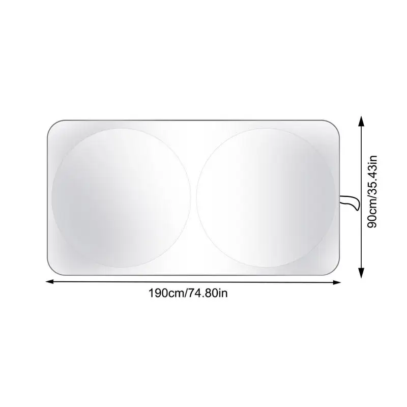 Car Eyes Heated Windshield Sunshade Car Window Windscreen Cover Sun Shade Auto Sun Visor Car-covers Solar Protection Sunshad