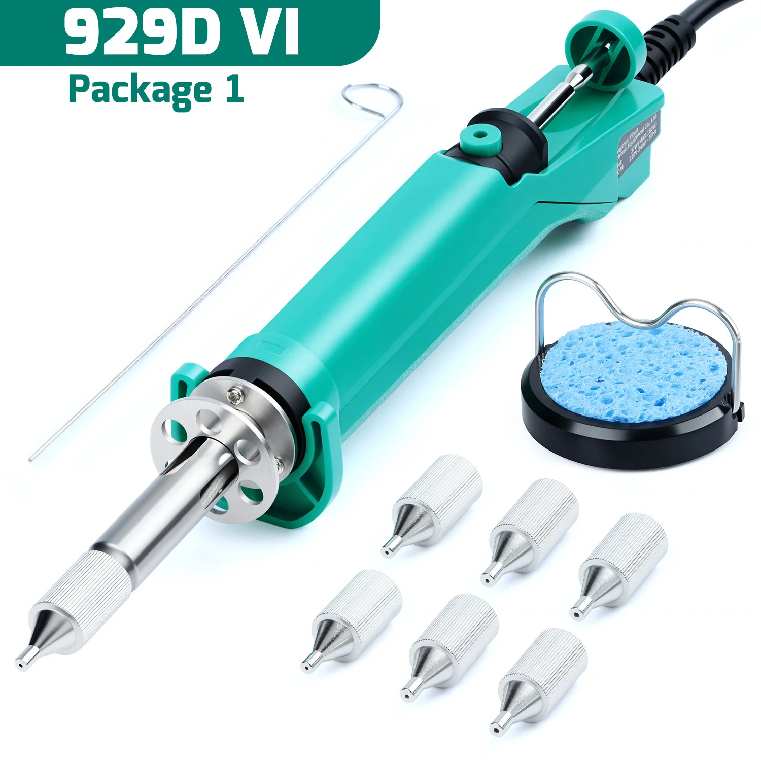 180W Desoldering Iron Electric Soldering Tin Suction Sucker Gun THT PTH Remover