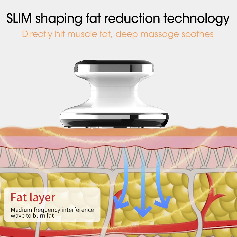 Cordless Electric Body Slimming Massage Machine for Belly Waist Arm Leg