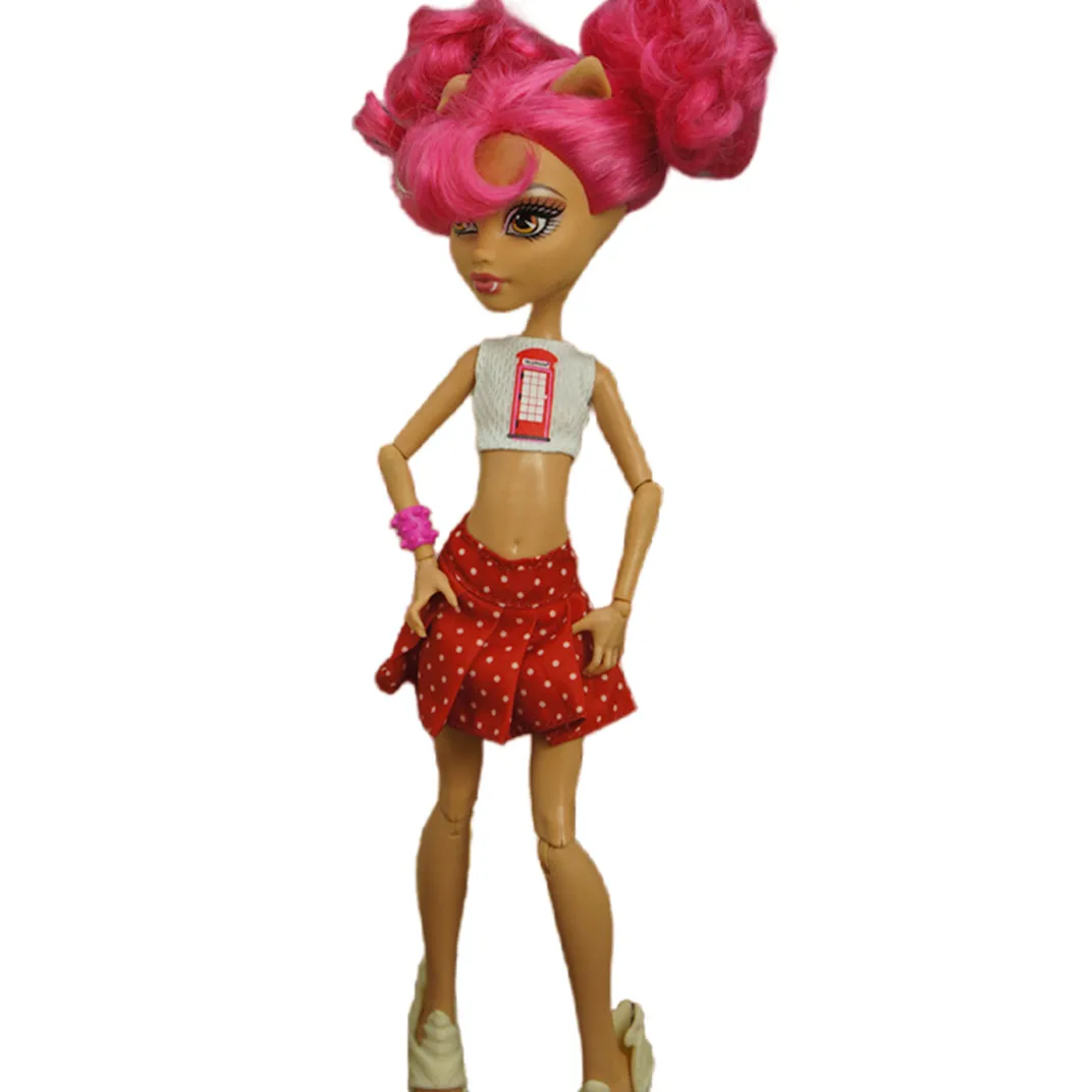 Doll Personality Clothes Monstering High Doll Handmade Quality Clothing Set Outfit Decors Slim Body 1/6 Doll Cute Clothes