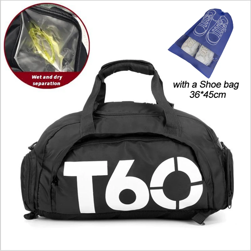 Athletic Bags Gym Bag Waterproof Fitness Outdoor Travel Dry Wet Separation Bags Multifunctional Ultralight Yoga Sports Backpack
