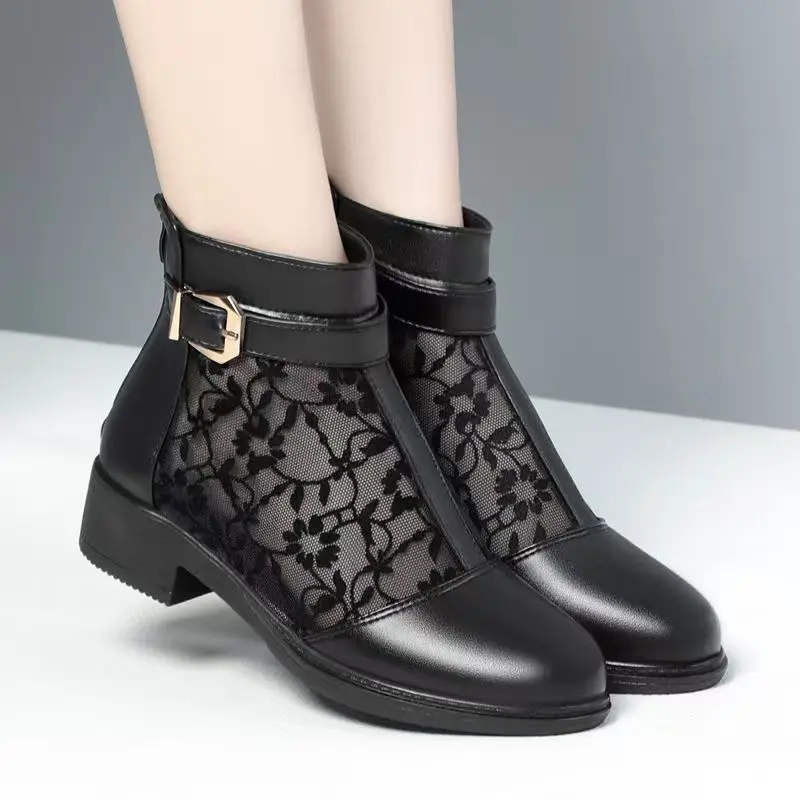 حذاء نسائي كعب شبكي Shop1104695742 Store