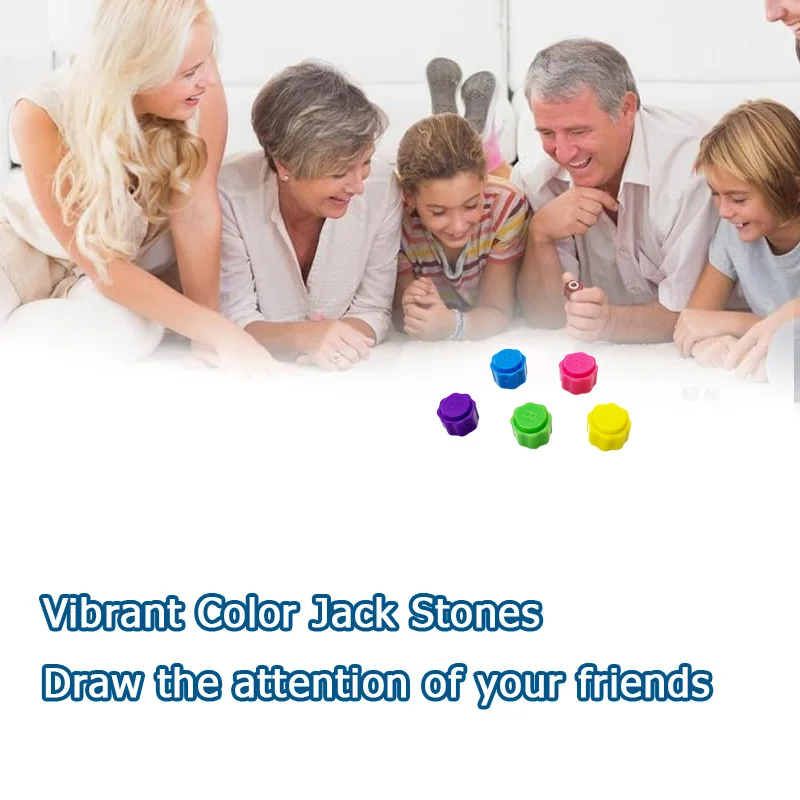 20개의 스틸 비즈가 포함된 업그레이드된 가중 공기 게임 세트, 한국 전통 공기 게임, 파티 및 사회적 놀이용 진짜 공기 게임