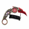 15CM Apex Raptor Karambit Knife Metal Model Game Peripherals Training Outdoor Knives Toy Safety Ornaments New Year Gifts Boy 6