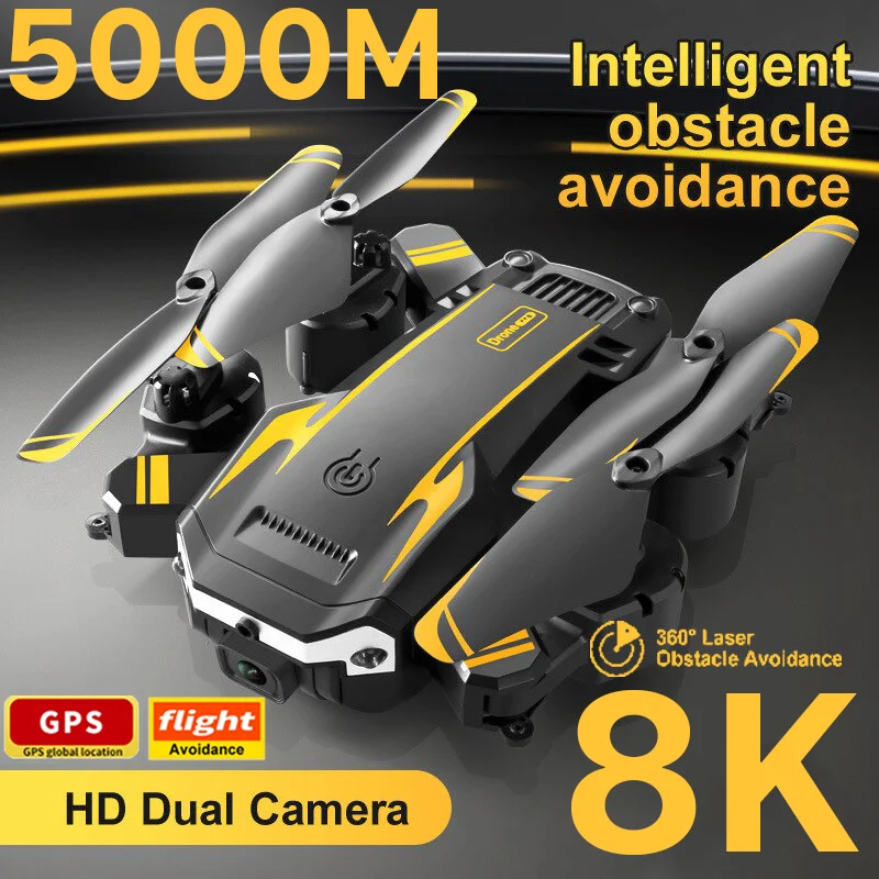 DIXSG G6 RC Drone 8K S6 Professional Q6 Заредете въздушна фотография Дрон Камера Всепосочно избягване на препятствия Quadrotor 5000M