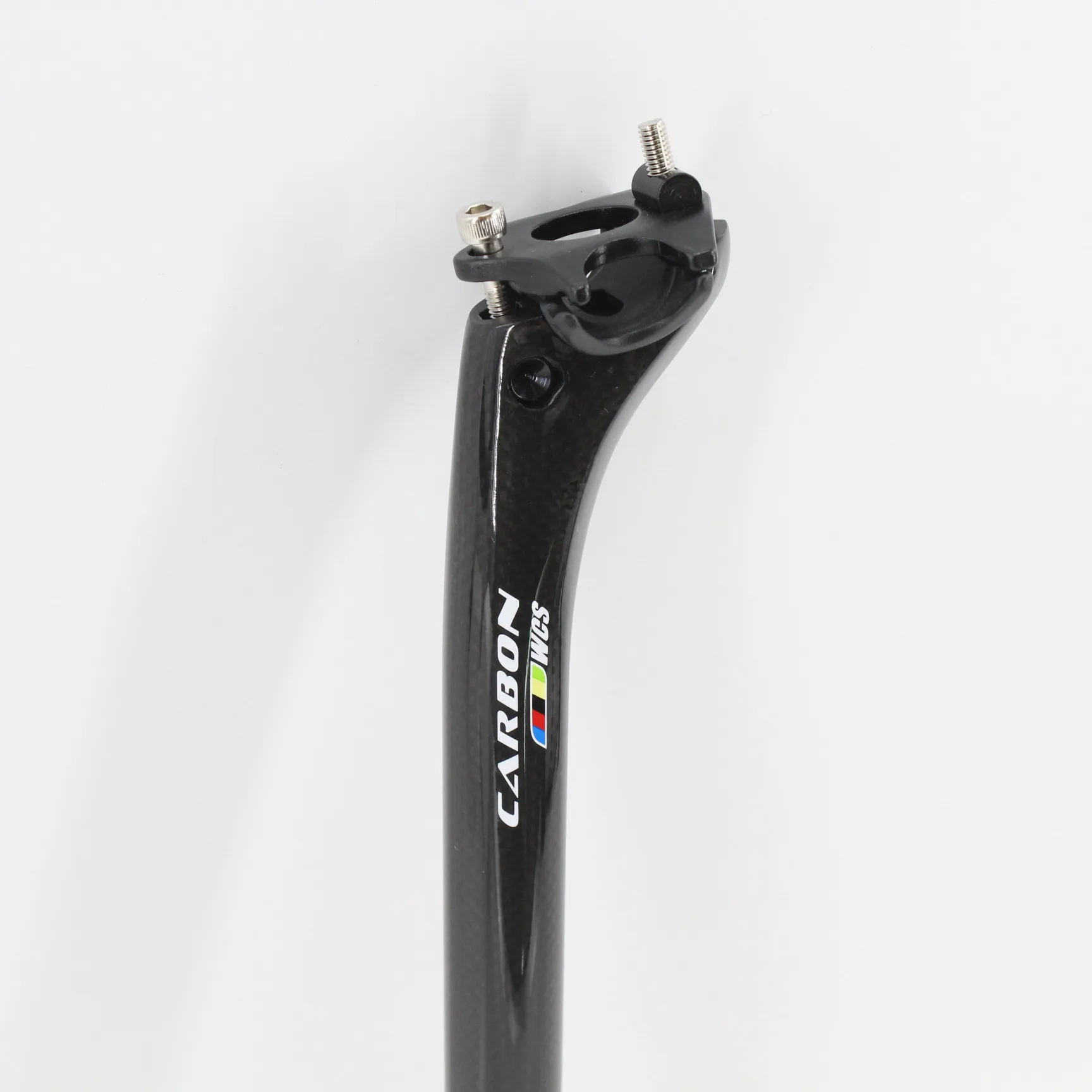 RoadKey Full Carbon Fiber Bike Seatpost - 350mm Length, 25.4/27.2/31.6mm Diameter, Rearward Shift Design - View #9