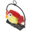 Plush Figure Toys Recording Hanging Decoration Early Learning Parrot Kids Educational Red Talking Child 1
