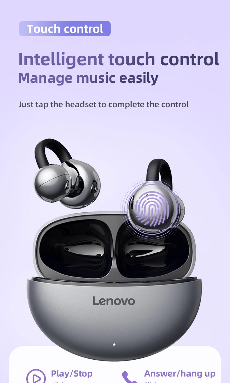S9fd76723c9e74a9ebf9a1ee0e2411537p Lenovo Wireless Bluetooth 5.4 Earphones TWS Panoramic Sound Effects Ultra Long Battry Life Headphones Comfortable To Wear TA410