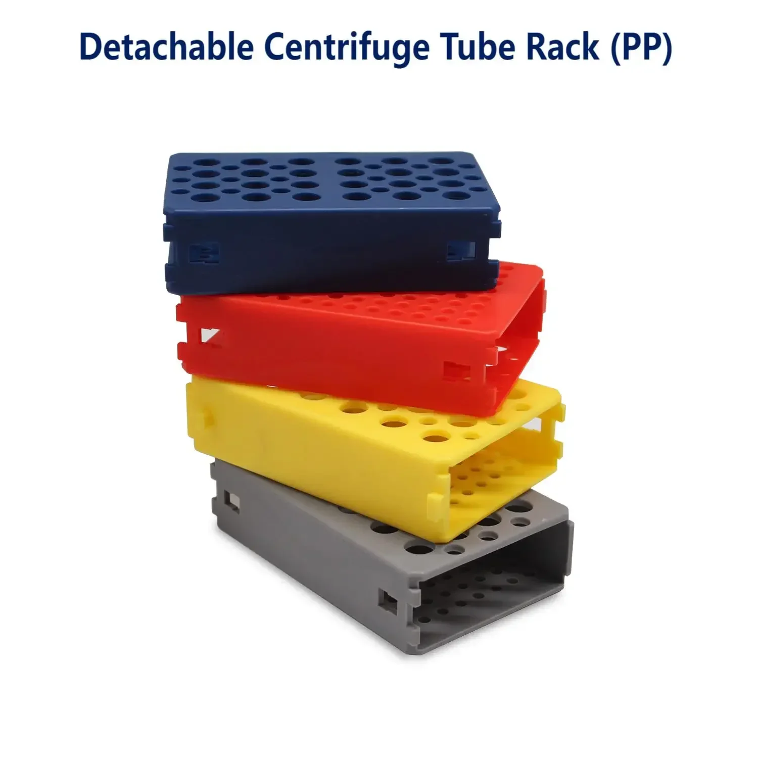 Biosharp Random Color Detachable Centrifuge Tube Rack (PP) Teaching Supplies Experimental Equipment Double-sided Aperture