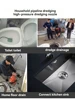 High pressure cleaning machine accessory pipeline flushing and dredging water mouse rotating nozzle channel dredging nozzle head 5