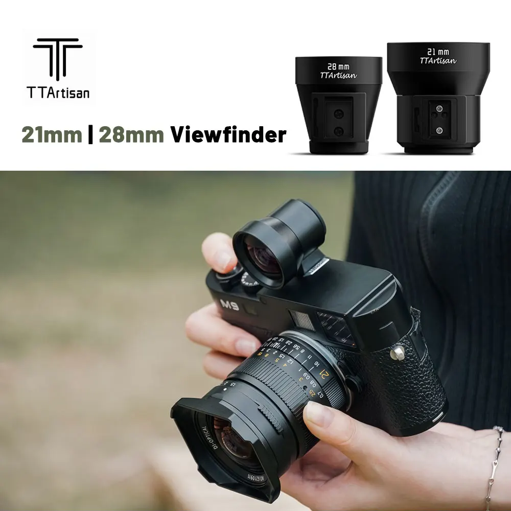 

TTartisan 21mm 28mm Camera External Viewfinder Cold shoe for Leica M9 Ricoh GR III ii GR3 Optical Viewfinder Accessories