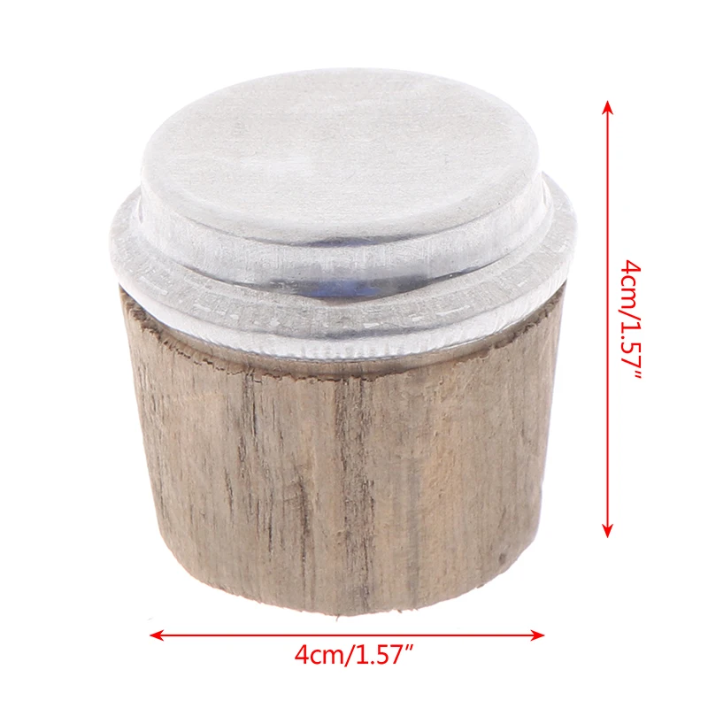 40mm Bottom Diameter Wooden Thermos Cork Cap Stopper Water Bottle Parts 2 Piece Good Quality Anti Aging Non-toxic Tasteless New