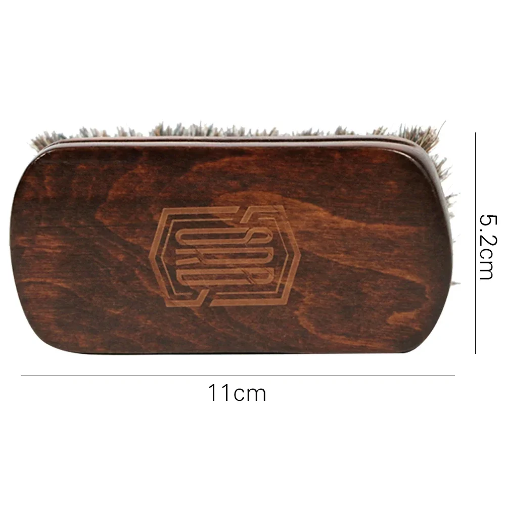 Horsehair Leather Textile Car Detailing Polishing Buffing Brush for Car Seat Handle Dashboard Roof Cleaning Car Wash Brush 6