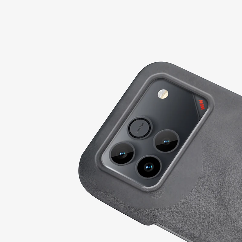 Enhanced Leather Frameless Shockproof Magnetic Wireless Charging Case