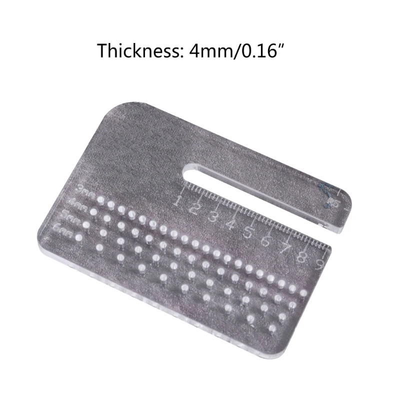 Leather Stitching Aid Plate Leather Punching Tool Work Tool
