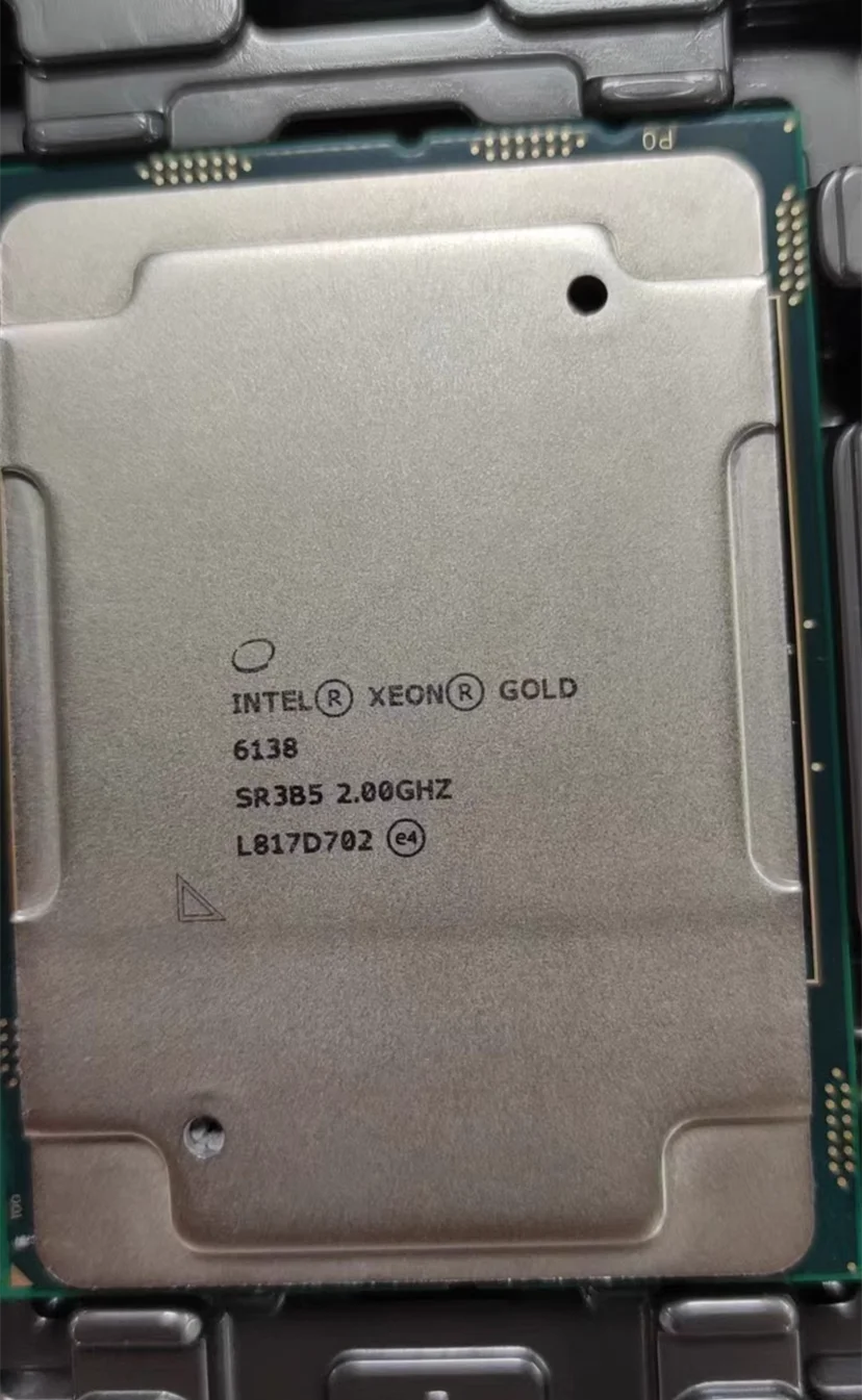 Xeon Gold 6138 SR3B5 Intel Gold6138 Processor 27.5MB Cache 2.0GHz 20-cores  LGA3647 125W Scalable CPU - AliExpress