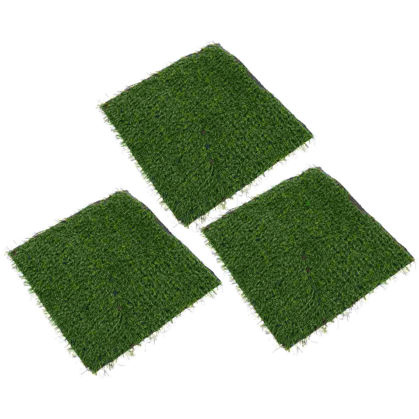 3pcs Mats Chicken Nesting Box Mats Artificial Grass Mats Chicken Cage
