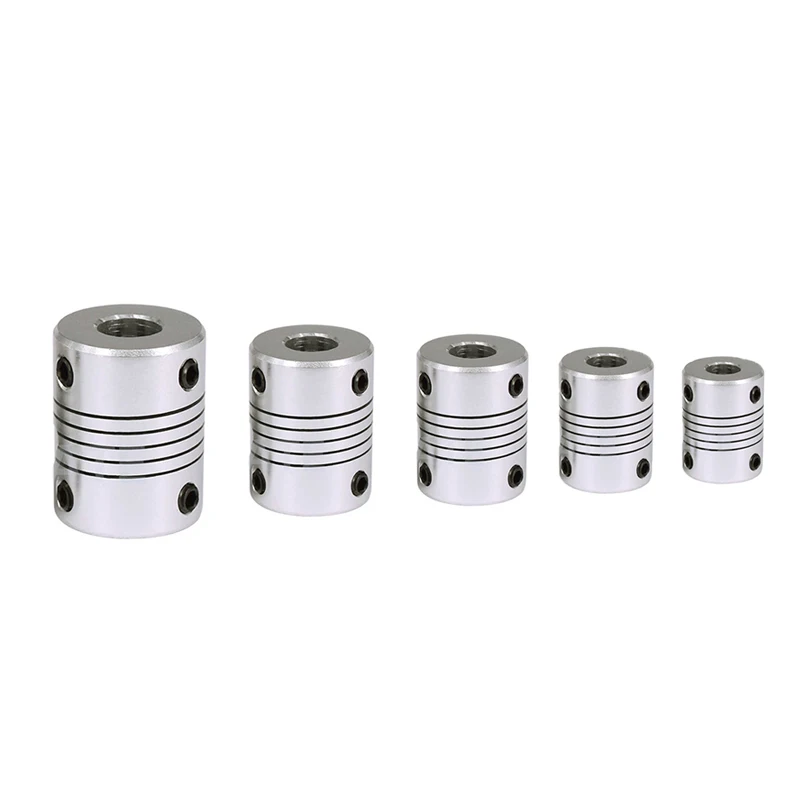 D19L25 Aluminum Flexible Coupling 3mm 4mm 5mm 6.35mm 8mm 10mm CNC Stepper Motor Coupler Encoders Engraving Machine shaft coupler flexible coupling shaft connector rigid shaft coupler