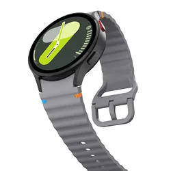 Premium Silicone Sports Wristband Replacement Strap for 4 Classic 42mm 46mm (Space grey)
