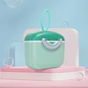 1pcs Milk Powder Box Baby Travel Portable Food Storage Box Simple Candy Colored Double Ring Safety Sealed Milk Powder Can No Bpa 3