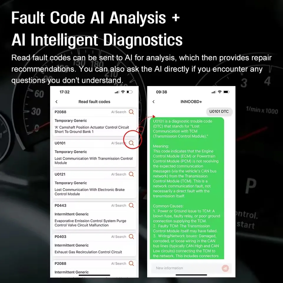 Ultimo Scanner OBDII per Veicoli V800 2026, Scansione Rapida dei Codici di Errore del Motore con Analisi del Flusso di Dati, Include Aggiornamenti Gratuiti - immagine 5