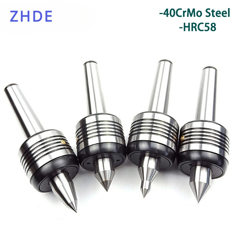 

ZHDE Morse Top Center MT2 MT3 MT4 MT5 CNC Lathe Rotary Center Standard Double Cone Head Live Center Morse turning Toolholder