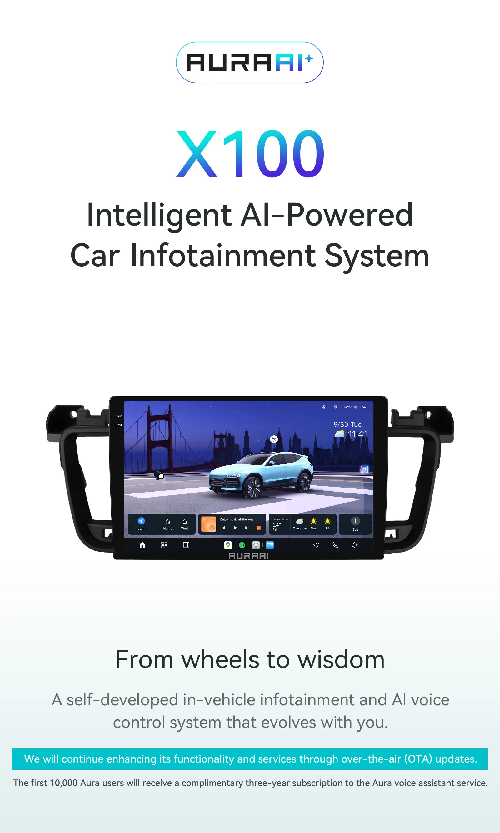 8+256G Android Auto-Intelligent-Bildschirm für Peugeot 508 2011 - 2018 Multimedia AI Sprachsteuerung Carplay Android Auto Radio ADAS 360 Kamera – Detail 1