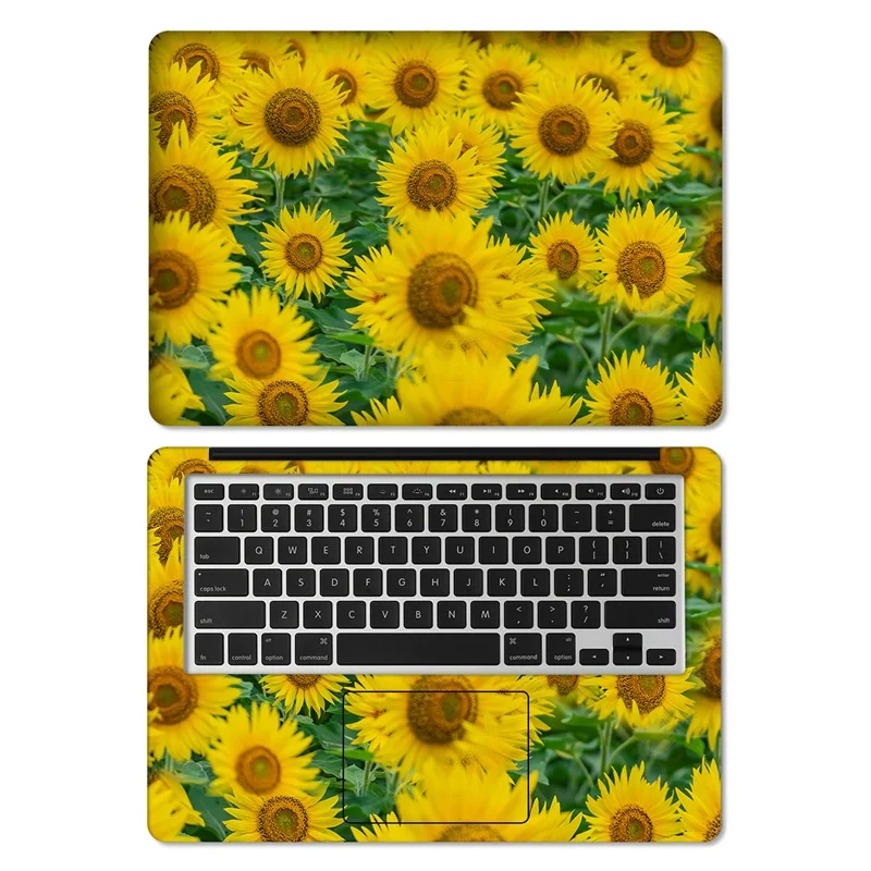 Sunflowers Skin Notebooks Customized Stickers for Laptop Decal Noteboo