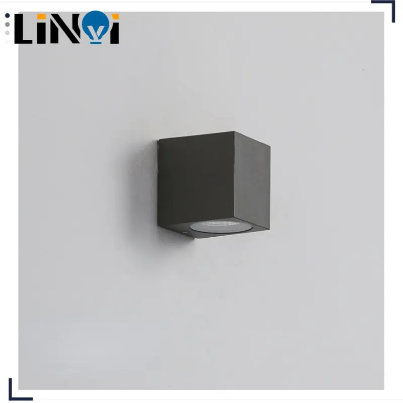 

Outdoor GU10 Base LED Proch Light Sconce Balcony Light Aluminium Wall Lamp for Garden Decoration IP65