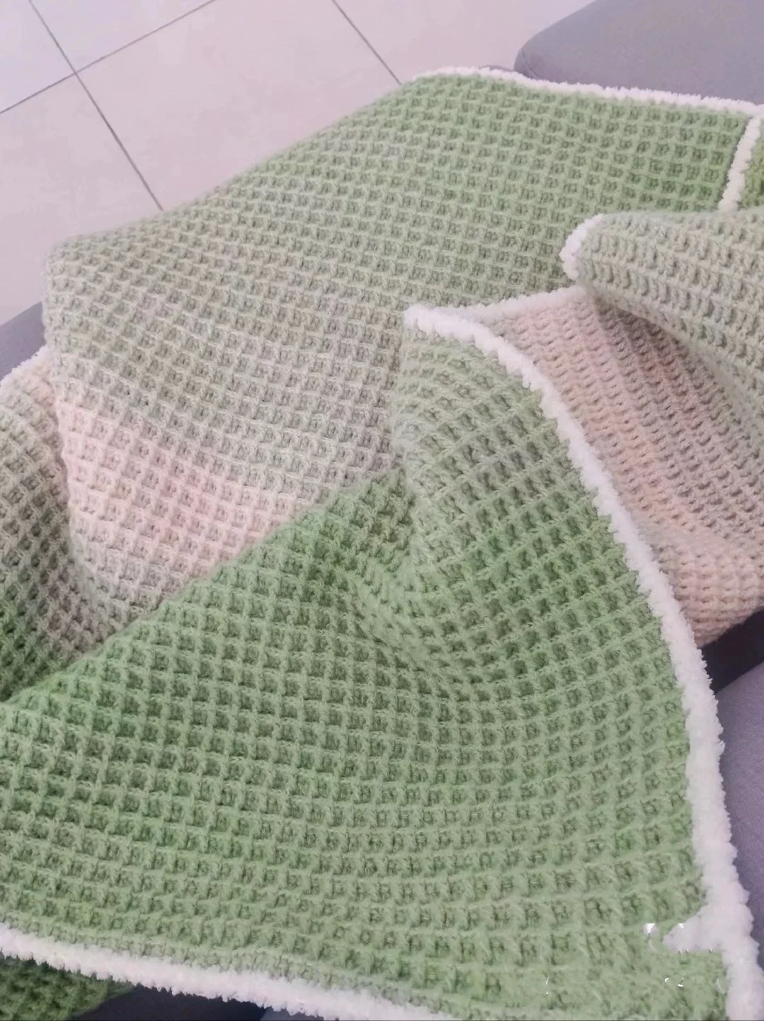 500g 3-strand Handmade Gradient Cake Line,Hand Woven Shawl Scarf Blanket Sweater,soft and Skin Friendly High-end Color Matching 4