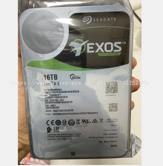 Seagate Exos X18 ST16000NM000J 16TB SATA 3.5 HDD —