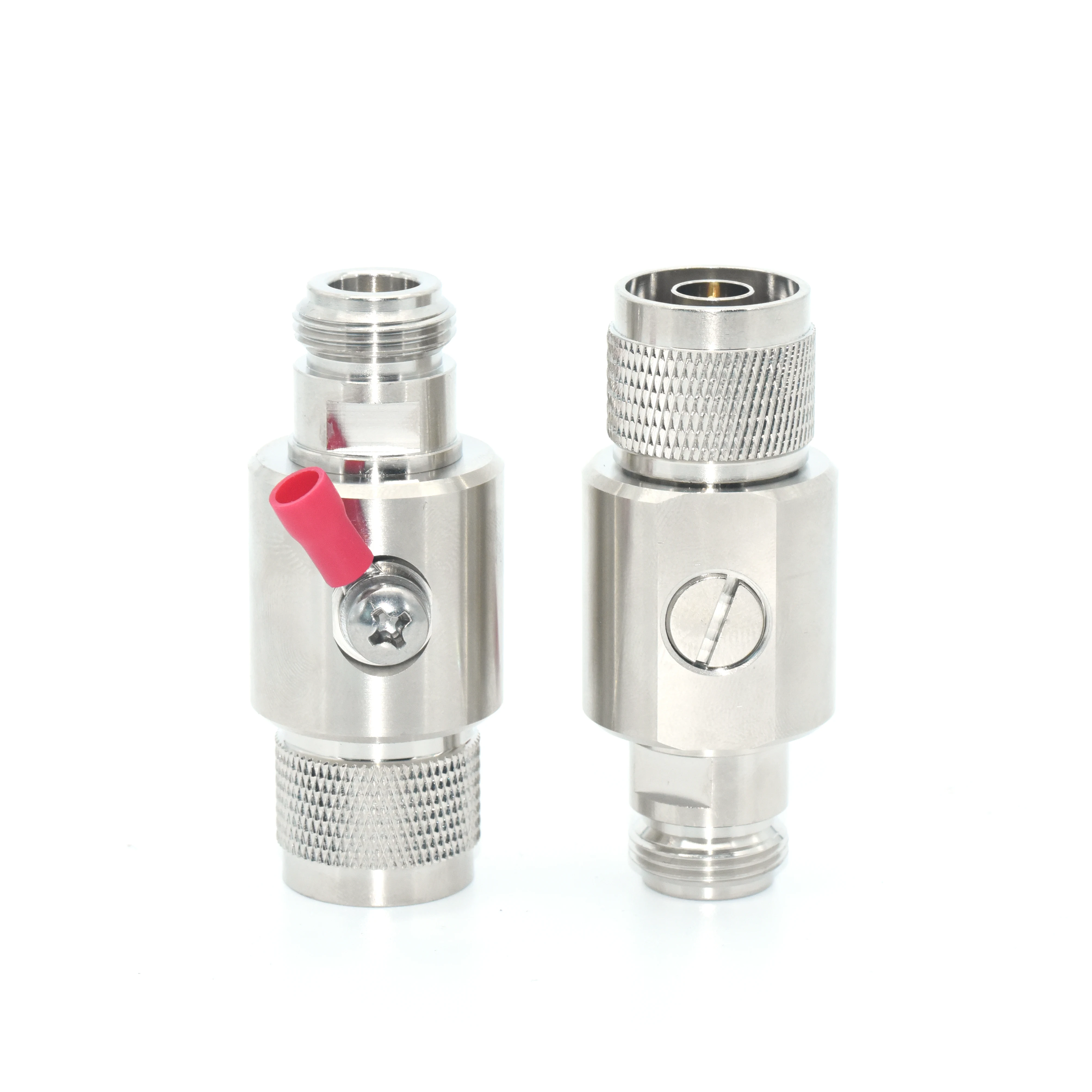

N Female to N Male Bulkhead Lightning Arrester 0-3G 0-3000MHz Lightning Arrestor for Outdoor Hotspot Antenna Installation