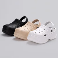 Chunky Platform Clogs Sandals for Women 2024 Summer Non-Slip Beach Slippers Woman Thick Bottom Eva Wedges Sandles Garden Shoes 1