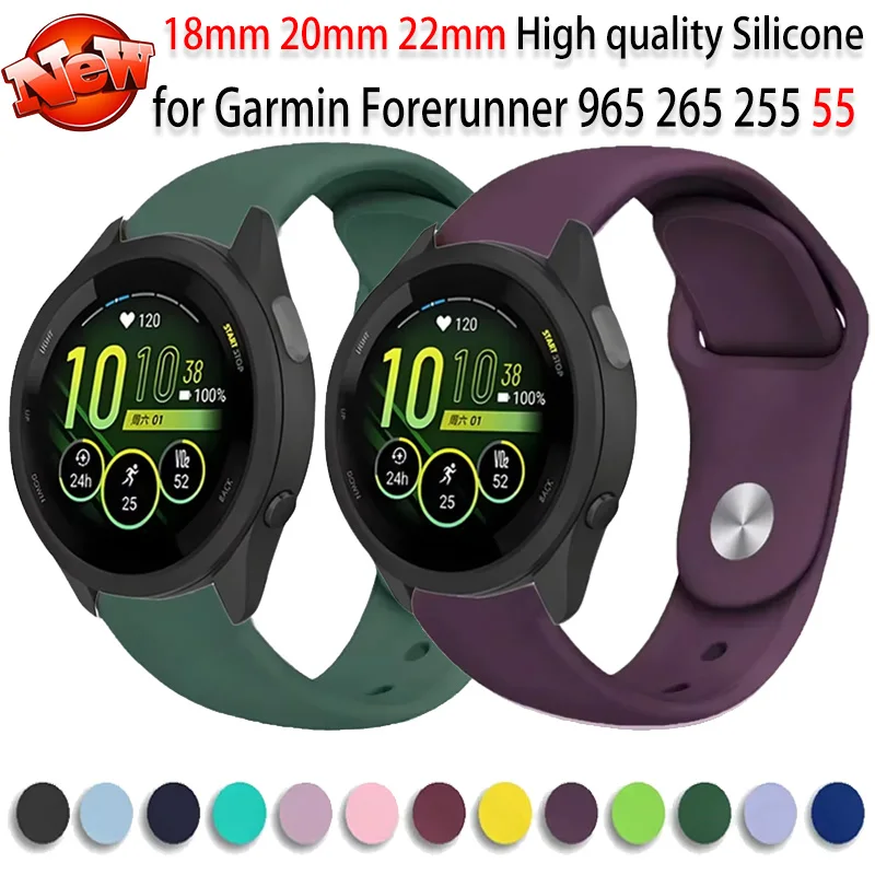 Premium Silicone Watch Strap - High-Quality Universal Band, Available in 18mm, 20mm, 22mm Sizes