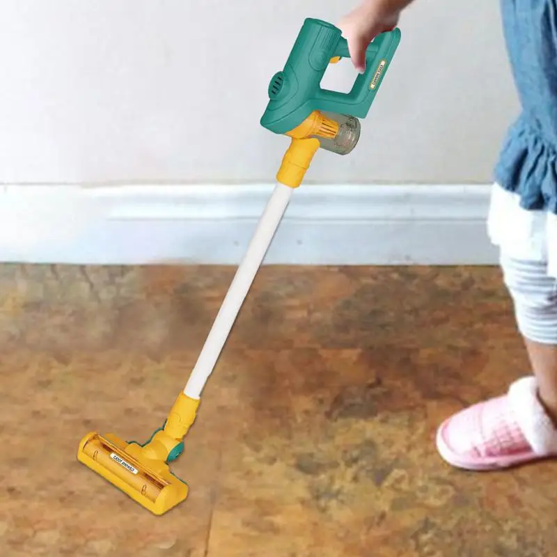 Electric Vacuum Cleaner For Kids Electrical Toy Vacuum For Boys Girls Pretend Fun Early Learning Children House Cleaning Vacuum 3
