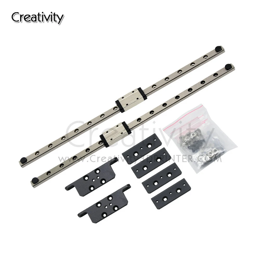 Elegoo Neptune 3/4 Y-Axis Dual Rail Upgrade Kit For Neptune3/3 Pro/4 MGN9H Y-Axis Linear Guide Linear Rail for 3D Printer Part