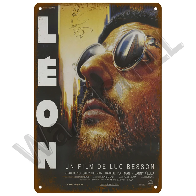 Vintage Cinema Retro Tin Sign | Aesthetic Living Room Metal Wall Art Decor
