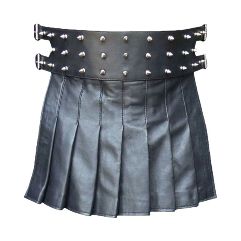 

Man Roman Gladiators Kilts Roman Belt Apron Medieval Pu Leather Belt Armours LARP Costume Accessorys Gifts