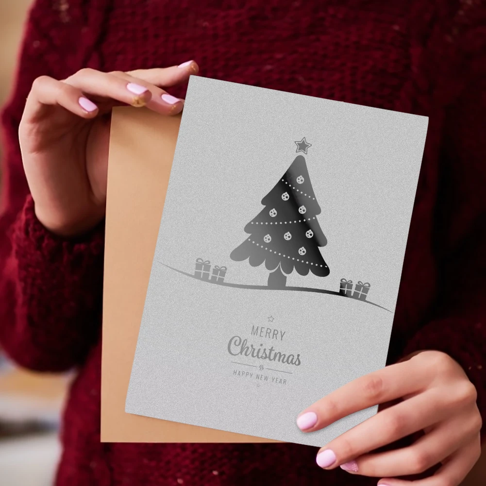 19.3cmx5m Holographic Heat Transfer Paper DIY Crafts Heat Activated Foil Rolls