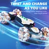 RC Stunt Car Remote Control Car Watch Hand Gestures 4WD 360° Rotating Off-road Climbing Exhaust Blowtorch Music Toy For Children 6