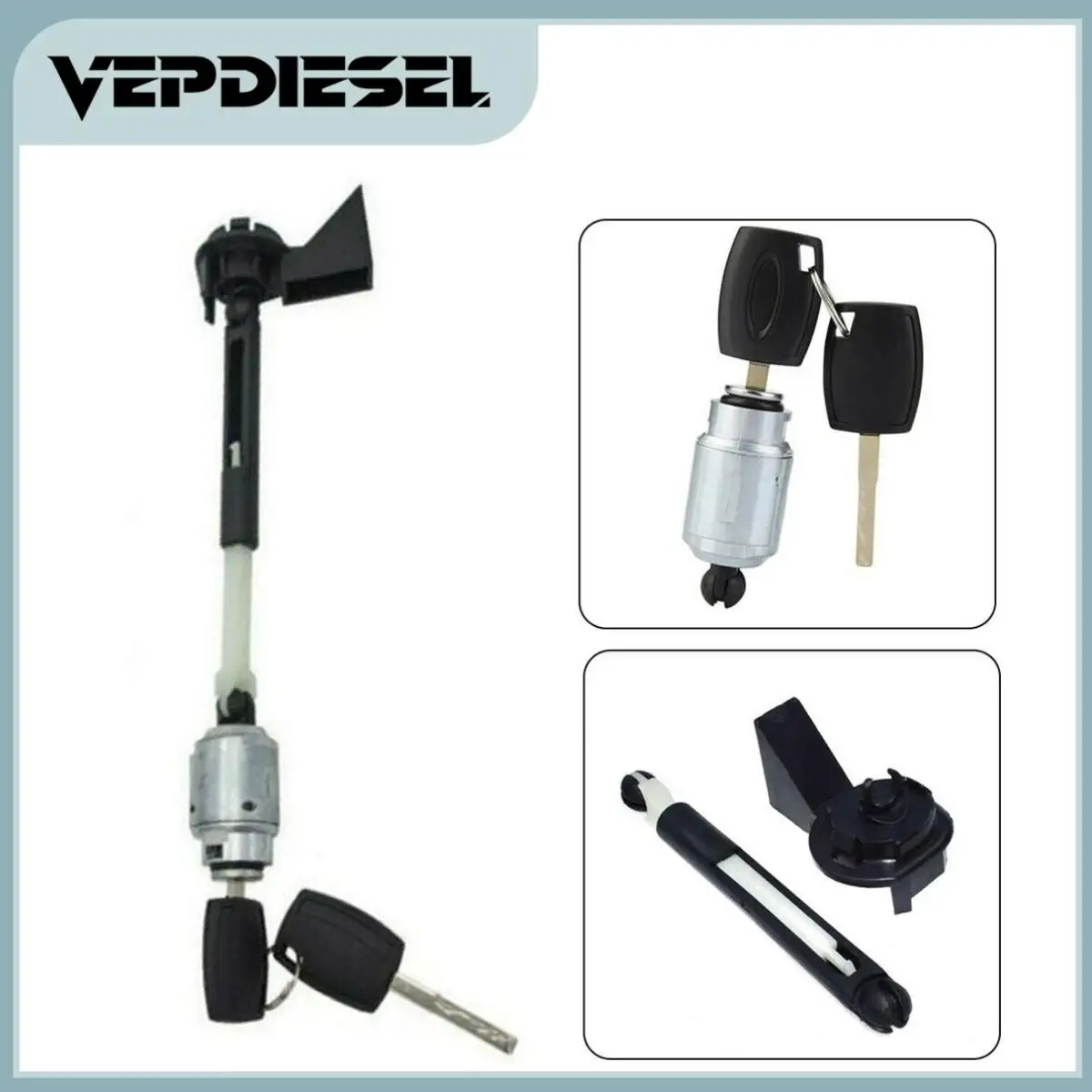 

1Set Front Bonnet Release Lock Latch Catch Repair Set With 2 Keys For Ford Focus MK2 2004-2012 1355231 4M5AA16B970AB