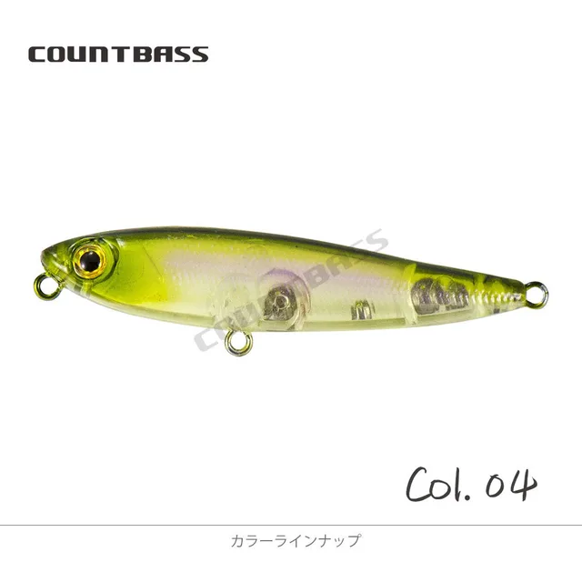 COUNTBASS 55mm 2-3/16 3g 1/8 oz. Floating Lure Pencil Plug